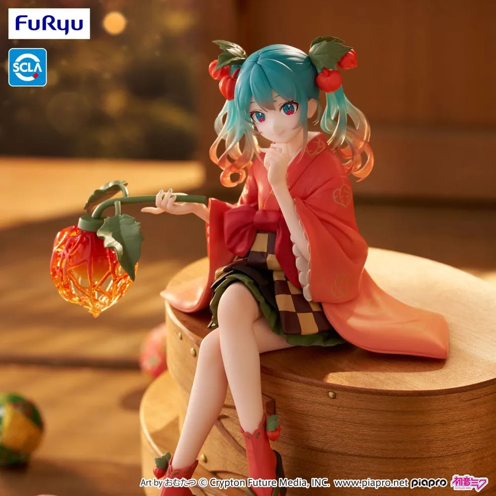 Hatsune Miku Noodle Stopper PVC Statue Flower Fairy Winter Cherry 15 cm